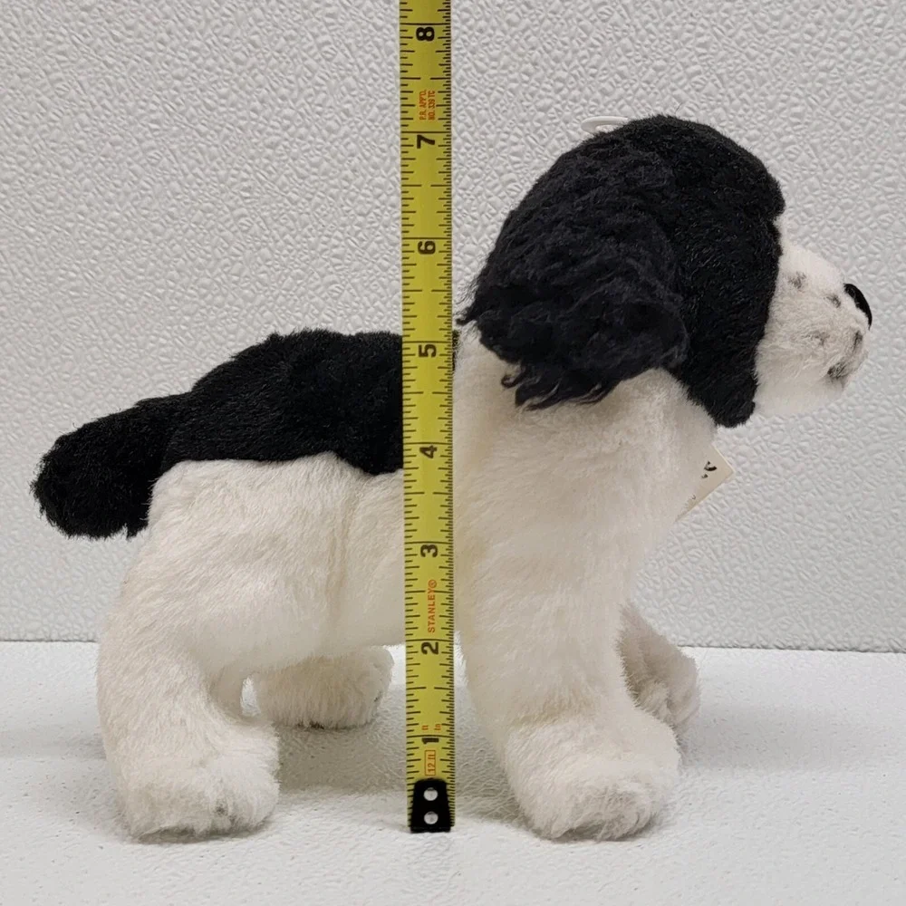 Dakin Baby Pups Brinkley Springer Spaniel White Black Puppy Dog Plush
